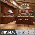 Factory direct sales european style kitchen cabinet wooden with frosted glass kitchen cabinet doors